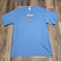 Vintage Lee Sport Mens Blue MLB St. Louis Cardinals Baseball T-Shirt Size M - $186.75 MXN