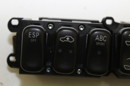 00-02 w215 MERCEDES CL500 CL55 CL600 DASH HAZARD ESP ABC HEADREST CONTROL SWITCH image 2