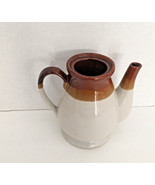 Brittany vintage stoneware server coffee tea pot country decor flower vase - $370.25 MXN
