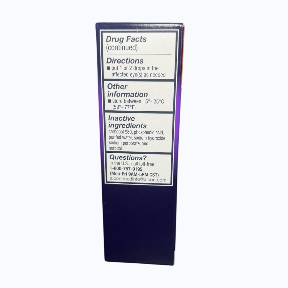 GenTeal Tears Severe Dry Eye Lubricant Gel 0.3 fl oz EXP 12/26 Item image 4