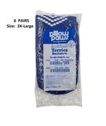 6 Pairs Non-Skid Hospital Slipper Socks Pillow Paws Bariatric 3X-Large Blue - $35.58 CAD