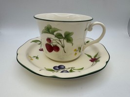 Set of 8 Noritake Gala Cuisine FRUIT PARFAIT Cups &amp; Saucers - $79.99