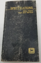 John Deere® Test and Service Specifications Field Book May 1986 - £14.90 GBP