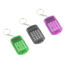 3Pcs Pocket Calculator Key Ring Tiny Small Portable Mini Electronic Calc... - $18.99