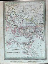 Colonel L API E &amp; Tardieu c1836 Map Roman Empire Paris Issue - £14.65 GBP