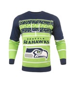 Seattle Seahawks NFL Stadium LED Light-Up Ugly Sweater Forever Collectib... - £50.59 GBP