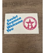 Soviet Seamen Welcome You USSR/CCCP  Commemorative brochure 1989 Novosti - $10.00