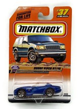 1999 Matchbox MB 37 Blue Dodge Viper RT/10  On Card - $9.69