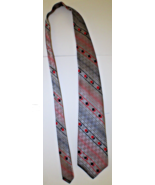Vintage Sulka Silk Tie Geometric Pattern - £25.73 GBP