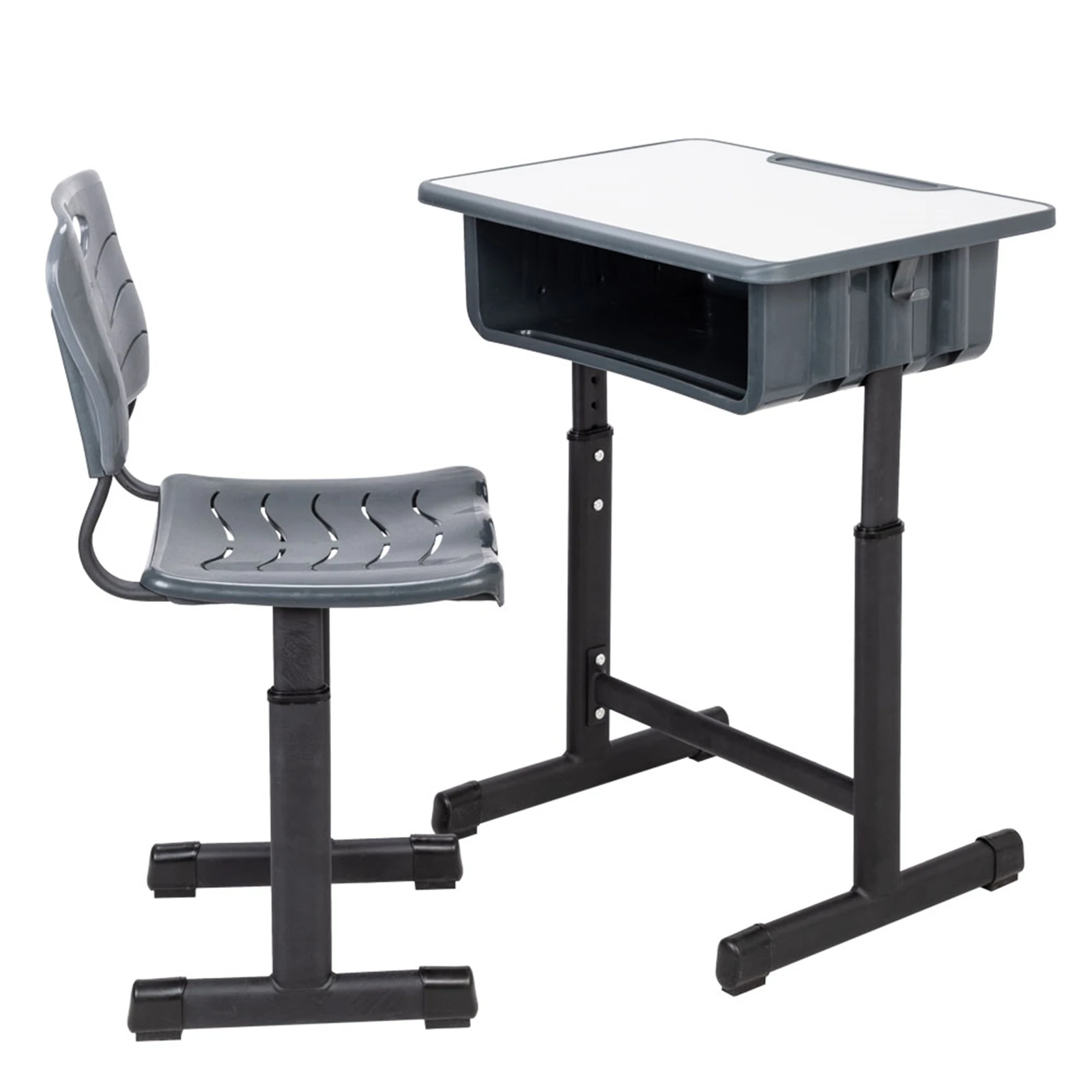 Two Colors Adjustable Students Children Desk and Chairs Set  Children Study - $173.99+