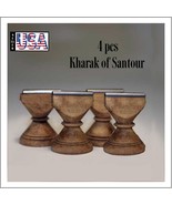 4 pcs, Kharak Santoor, with Metal Bridge,SANTUR, SANTOR,SANTOUR خرک سنتو... - $11.88