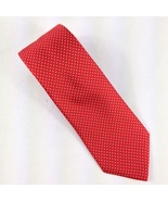 Kent &amp; Curwen,Men&#39;s, 100% Silk Tie,Red/White Polka Dot,Made in England 5... - £40.02 GBP