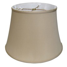 20" Greige Sloped Euro Bell Pongee Shantung Lampshade - $3,063.99 MXN