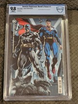 Batman Superman World&#39;s Finest #1 Jason Fabok Card Stock Var CBCS 9.8 DC 2022 - £79.13 GBP