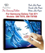 PaperVeer Matte Film Anti-Glare Screen Samsung Galaxy Tablet S7 Plus 12.4 inch - £15.00 GBP