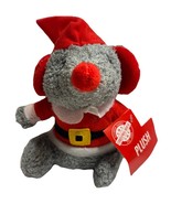 Christmas Santa Claus Mouse Plushie Cute (SHIPS IN 24 HRS) - $20.61 CAD
