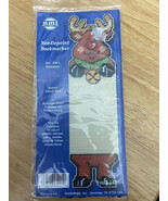 Needle Magic Inc. (NMI) Counted Cross Stitch Adorable Bookmark-Reindeer ... - $220.81 MXN