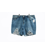 and Now This Women&#39;s Trendy Plus Size High-Rise Boyfriend Jean Shorts 16 W - $31.25 CAD