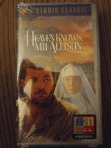 Sealed New VHS Heaven Knows, Mr Allison War Robert Mitchum Deborah Kerr 1957  - £10.11 GBP