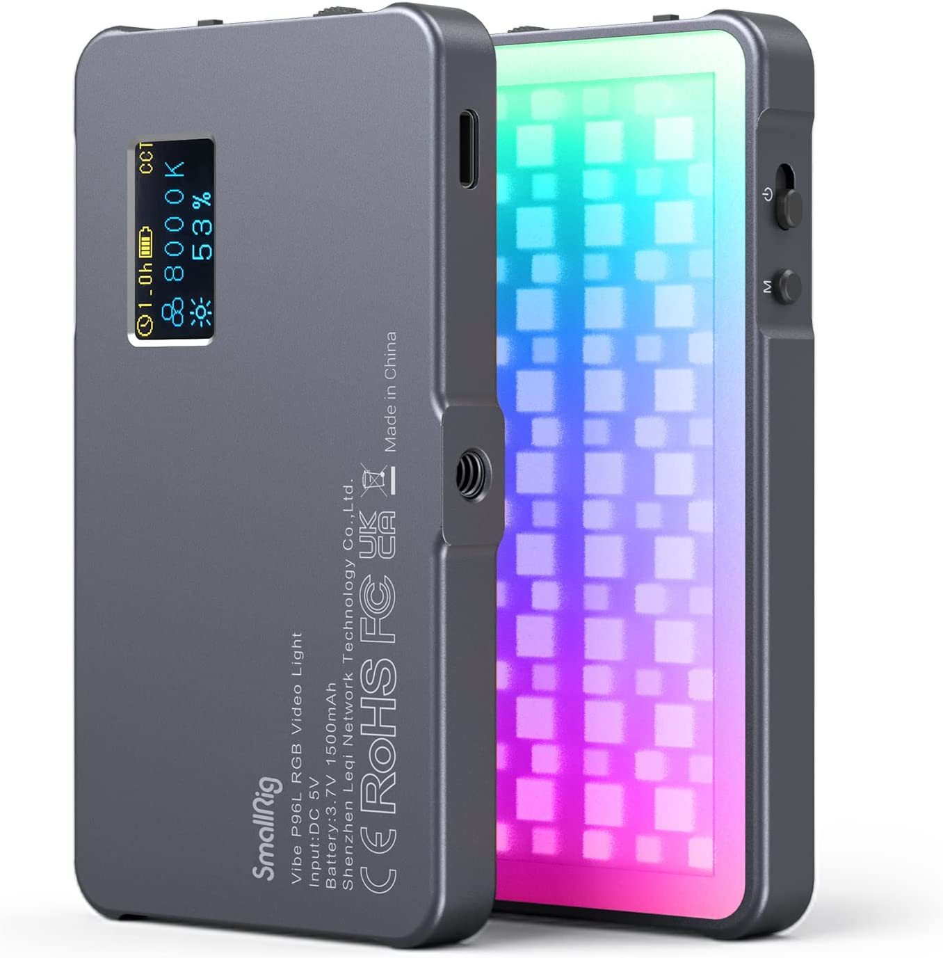 Simorr Rgb Video Light, Portable Led Camera Light Full Color Fill Light,... - $46.92