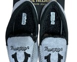 True Religion Gray Moccasins Men’s Slippers Size Small Shoe Size 7-8 - $19.79