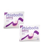 2 PACK Phlebodia 600 Mg, 30Tab Heavy Legs, Venous Insufficiency, Hemorrh... - £43.93 GBP