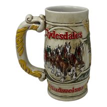 1983 Promotional Budweiser Clydesdale Beer Stein Anheuser Busch Ceramarte Mug image 6