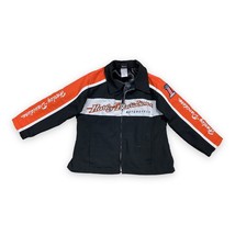Harley Davidson HD Jacket Black Youth Kids Size 4T Motorcycle Stripe - £27.24 GBP
