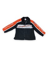 Harley Davidson HD Jacket Black Youth Kids Size 4T Motorcycle Stripe - £27.09 GBP