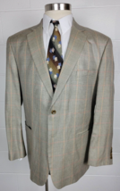 Members Mark Mens Silk Glen Plaid Sport Coat Jacket - £14.95 GBP
