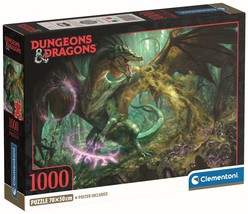 NEW Clementoni Jigsaw Puzzle 1000 Pieces 39961 Dungeons &amp; Dragons - $32.90 CAD
