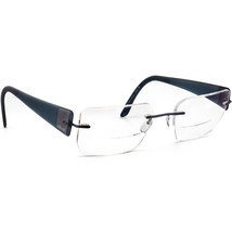 Silhouette Eyeglasses 7598 40 6053 Blue Rimless Frame Austria 54[]19 145 - $159.99