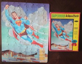 4611 USA Whitman Superman 100pc Jigsaw Puzzel ~ Complete U9 - £15.71 GBP
