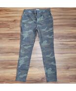 Social Standard Sanctuary Size 11/30W Camo High Rise Jeggings Cotton Str... - $14.24