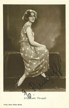 ELISABETH PINAJEFF 1926 German Silent Film Postcard SIGNED BY ELISABETH ... - £98.77 GBP