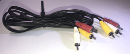6FT RCA AUDIO VIDEO CABLE YELLOW WHITE RED-6&#39; CORD for DVD VCR TV CAM-SH... - $3.84