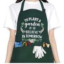 Funny Waterproof Garden Apron for Women with Pockets - Gift for Gardeners - $34.60