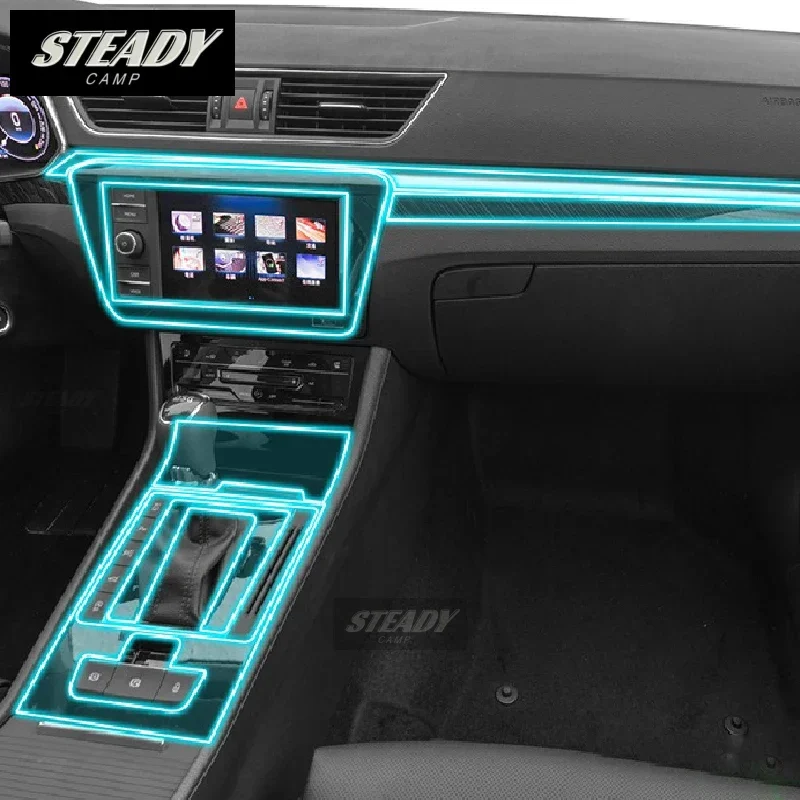 For Skoda Superb 2021-2022 2023 Car Interior Center Console Transparent TPU - $31.48