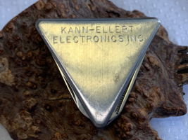 Kann-Ellert Electronics Inc. Folding Pocket Knife Triangle Advertising Tool - £23.85 GBP