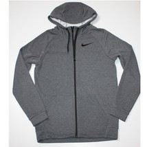 Nike Dri-Fit Young Men&#39;s Fleece Full Zip Training Hoodie in Gray size Small - $19.99