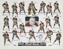 1949-50 CHICAGO BLACK HAWKS 8X10 PHOTO  PICTURE NHL HOCKEY BLACKHAWKS - £3.94 GBP