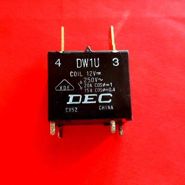 DW1U, COIL: 12V DC Relay, DEC Brand New!! - $9.75