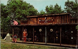 Greetings from Indian Trading Post at Rockome Gardens Arcola IL Postcard PC352 - £3.74 GBP