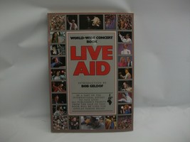 Live Aid World Wide Concert Book Vintage Music Paperback Bob Geldof 1985 - £15.78 GBP