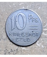 10 Pfennig 1918 Ebingen Emergency Money Iron -show original titleOrigina... - $14.00