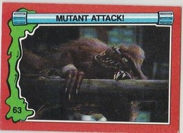 N) 1991 Topps - Teenage Mutant Ninja Turtles 2 - Movie Trading Card - #63 - $1.97