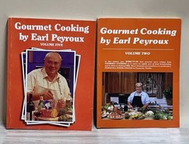 Gourmet Cooking Earl Peyroux Vol 2 &amp; 5 TV Show Host Pensacola Fl 89 &amp; 91 PB - $12.73