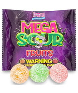 BARNETTS MEGA SOUR FRUITS 104g (3.7oz) Pack of  1 - €6,65 EUR