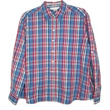 Allison Daley Size 16P Womens Blouse Long Sleeve Button Front Collared Plaid - £10.14 GBP