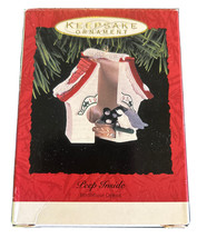Vintage 1993 Hallmark Keepsake Ornament &quot;Peep Inside&quot; Birdhouse Opens Christmas - £5.45 GBP